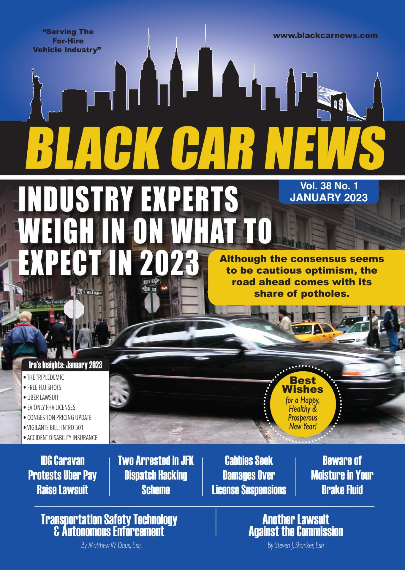 Black Car News January 2023 Vol. 38 No. 01